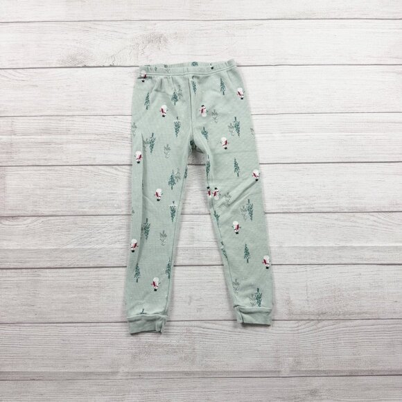 Carter’s Holiday Christmas Snowman and Tree Print Waffle Pajamas - Picture 4 of 5